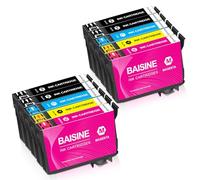 BAISINE 10 Pack Compatibles pour 604XL Cartouches d'encre Multipack