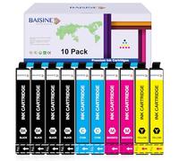 BAISINE Compatibles avec 405XL Cartouches d'encre Multipack (Lot de 10) | pour Epson Workforce Pro WF-4820DWF WF-4825DWF WF-4830DTWF WF-3820DWF WF-3825DWF WF-7310DTW WF-7830DTWF WF-7840DTWF