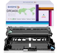 BAISINE DR3400 Tambour Compatible pour Brother DR-3400 Tambour pour Brother HL-L5100DN DCP-L5500DN MFC-L6800DW DCP-L6600DW HL-L5000D HL-L5200DW HL-L6250DN HL-L6300DW HL-L6400DW MFC-L5700DN MFC-L5750DW