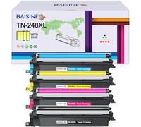 BAISINE TN-248XL TN248XL Toner Compatibles pour Brother TN-248CMYK TN-248VAL pour Brother MFC-L3740CDW Toner HL-L3220CW HL-L3220CWE DCP-L3520CDW DCP-L3560CDW MFC-L3740CDWE MFC-L3760CDW MFC-L8390CDW