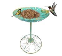 BAISSE OUTDOOR BAIL - Bird Bird Bird Vintage | Décorations de statues de cour pour alimentation en eau rouillée pour pont de porche de clôture balcon du porche