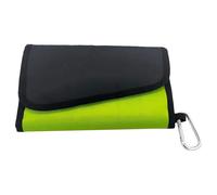 Bait Binder - Organisateur de tacle de pêche, portefeuille de couverture dure | Liant utilitaire imperméable avec manches transparentes pour gabarits, plates-formes Snell, appâts mous, leurres, croche