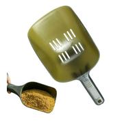 Bait Throwing Shovel, Portable Feeding Scoop Holes, Fishing Tool, 9.5x23x 6cm, for Kayak, Boat, Beach, Tilapia, Freshwater Anglers, Camping Use Camping Trips and Outings Performance Whether