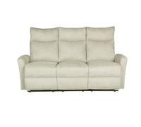 BAÏTA Canapé Relax Manuel Antares 3 Places Tissu (Beige)