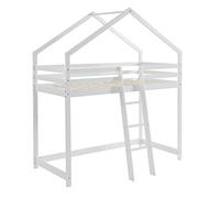 BAÏTA Lit Mezzanine Tiny, Blanc, 90x190cm