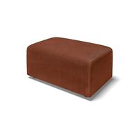 BAÏTA Pouf Milo Velours côtelé Terracotta
