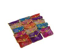 Baitaihem Lot de 15 pochettes bijoux, sacs-cadeaux, pochettes brod es en brocart de soie chinoise, plusieurs couleurs (petit format)