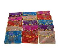 Baitaihem Lot de 15 pochettes bijoux, sacs-cadeaux, pochettes brod es en brocart de soie chinoise, plusieurs couleurs (grand format)