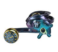 Baitcaster Reel 7.2:1 Moulinet de pêche anti-érosion pour pêche à la pêche, moulinet à pêche à grande vitesse