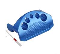 Baitcasting Lot de pièces de rechange pour moulinet ABU B3 P3 P4 P5 X4 Beast Max4SX - Filetage antidérapant avec plaque de pression et poignée (bleu)