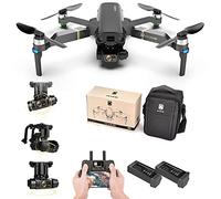 BaiTTang Donnets GPS 8K UHD avec stabilisateur à 3 Axes Gimbal & Moteur sans Balai pour Adultes, 5g WiFi FPV Vidéo Live Video RC Quadcoptère, Gesture Control, Suivez-Moi, Double Batterie