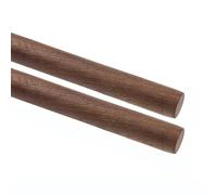 BAIWANLIN bâton en Bois Noyer Cheville Ronde inachevé utilisé pour l'artisanat Tringle vêtements diamètre3-50mmlongueur500mm,22mm*500mm*2pcs