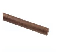 BAIWANLIN bâton en Bois Noyer Cheville Ronde inachevé utilisé pour l'artisanat Tringle vêtements diamètre3-50mmlongueur500mm,8mm*500mm*10pcs