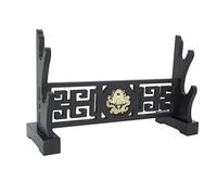BAIWANLIN d'épée Support Cintre Stand Horizontal d'affichage samouraï Katana Motif Creux Classique Motif de dragon1-3 Niveau,2Tier