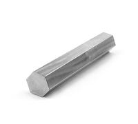 BAIWANLIN Tige hexagonale en Acier Inoxydable 304 Solide Barre hexagone Bâtons brossé Longueur côté opposé5mm-16mmlongueur500mm,9mm*500mm