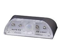Baixia 4 LED PIR Infrarouge Trou de serrure de la porte Capteur de mouvement Lampe