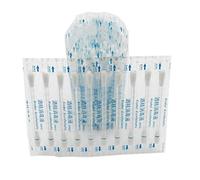 Baiyao Lot de 30 cotons-tiges jetables à double tête pour soins d'urgence sanitaires