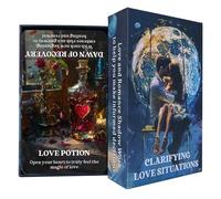 BAIYOOBAI Cartes Oracle Clarifying Love Situations, Twin Flames Soulmates Relation Romance Love Messages Oracle Deck, Shadow Work Oracle Deck