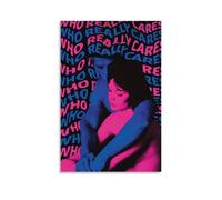 BAIYOUS Poster TV « Girl Who Really Cares » - Couverture d'album - Art mural décoratif pour chambre à coucher - 30 x 45 cm - Style sans cadre