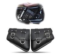 Baizexin Sacoche De Selle De Moto pour H&Arley pour SPO&rtster XL883 XL1200 Sacs De Selle Latéraux Sac De Moto Sacs De Selle Sac À Outils Latéral en Cuir PU