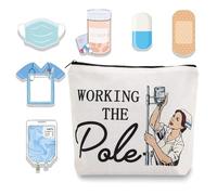 Baizoy Cadeau pour infirmière aux urgences, noir, Graphiques d'infirmière et autocollants d'infirmière