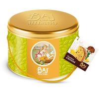 BAJ MILAN 1768 - Panettone artifgianal à l'ananas - 1 kg - En boîte historique en étain avec livret historique sur la récupération de la marque Baj et de la Confettera Baj.