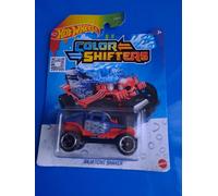 Baja Bone Shaker Color Shifters 1:64 Hot Wheels Mattel jaune