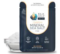 Baja Gold Sel de mer minéral - Mouture fine - Non raffiné, riche en minéraux et faible en sodium - 100 % naturel, sans additifs - Parfait pour l'assaisonnement, la cuisine et la pâtisserie, disponible