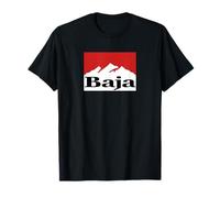 Baja Off-Road Desert Adventure Retro Mountain Logo Parodie T-Shirt