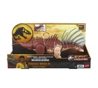Mattel Jurassic World Figurine articulée Bajadasaurus Méga Action - cou spécial, épines HTK80