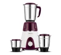 Bajaj Bajaj Mélangeur Rex 500 W | Mixie pour cuisine avec fonctionnalités Nutri-Pro | 3 bocaux mélangeurs SS pour un broyage robuste | Contrôle de la vitesse réglable | Système de lame multifonction |