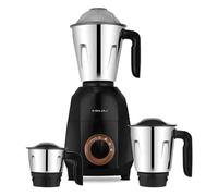 Bajaj Ninja Quartz Mixer Grinder, Indian Mixer Grinder 750 Watts|3 Stainless Steel Jars for Efficient Grinding and Mixing |Free International Adaptor|1 Month Warranty