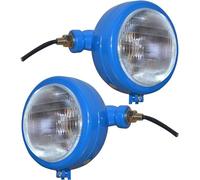 Bajato Bleu Clair Phares Assemblement Avec 12v Ampoules Concurrentiel pour David Marron 700 900 800 1400 1200 Séries Massey Ferguson 35X 35 65 765 Étui / IH Tracteur B250 B275 B414 B444
