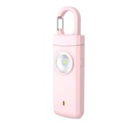 Bajbumgn Alarmes Personnelles pour Femmes - 130 DB Sirène Forte Rechargeable Type-C Sécurité | Alarme D'Autodéfense | pour Déplacements Marche Hôtel Voyage Camping Étudiante Hommes Course