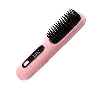 Bajbumgn Brosse À Lisser Les Cheveux Sans Fil | Brosse Lisseuse Thermique Sans Fil,Peigne À Lisser Plat Rechargeable | Pour Le Salon La Beauté La Coiffure La Maison Le Voyage La Chambre Pour Les