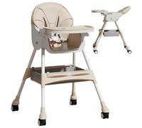Bajbumgn Chaise Haute Pour Bébé | Chaise Haute Portable Enfant,Siège Rehausseur Multifonction avec Fonction Relax et Balancement pour Maison Voyage Extérieur