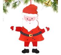 Bajbumgn Décor en Feutre de Noël,Ornements en Feutre de Noël, Décorations murales de Porte de Renne de Bonhomme de Neige de père de, Jouet d'ornement en Feutre de Vacances pour Les Arts et