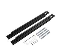 Bajbumgn Guide de sciage - Support auxiliaire pour menuiserie avec rail,Guide coulissant ajustable,Pour gravure, défonceuse, rainurage, fraisage, atelier