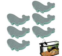 Bajbumgn Kit de nettoyage pour aquarium - 6 Pièces Réutilisable Non Abrasif Lavable - Brosse de Nettoyage pour Aquarium,Entretien Cuisine Salle de Bain Meuble Évier Placard Fenêtre Miroir Coin