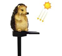 Bajbumgn lampes de jardin solaires, Ornement de statue de hérisson solaire d'extérieur, Piquets solaires de jardin de statue d'animal extérieur, décor imperméable de lampe solaire pour la cour de
