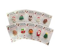 Bajbumgn Mini Câlin De Noël De Poche,Décoration D'Ambiance De Fêtes,Cartes Réconfortantes Du Petit Câlin Du Père Noël | Pour Hommes Femmes Garçons Grands-Parents Épouse Fils