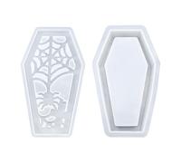 Bajbumgn Moule Silicone Cercueil,Moule Effrayant pour Abat-Jour en Argile | Luminaire Halloween Fait Main pour Salon Salle de Bain Chambre Bibliothèque Entrée