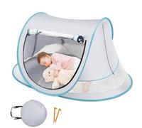 Bajbumgn Tente De Plage pour Bébé - de Plage pour Bébé,Voile d'Extérieure Léger Anti-Sable pour Pique-Nique Jeu Parc Voyage Jardin Repos Camping Vacances