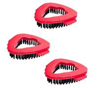 Bajbumgn Tête de Rechange pour Balai à Franges, Brosse à Base Triangulaire pour système de réservoir Cedars Spin Mop 1, tête de Brosse Multifonction de Rechange, Brosse de Nettoyage à Poils rigides