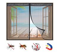 BAJIAN-LI Moustiquaire Fenêtre Magnétique, Rideau de Fenêtre pour Prévenir Moustiques et Insectes, Fermeture Automatique Adsorption Magnétique, pour FenêTres ou Porte-Black-b|| 43x45inch(110x115cm)