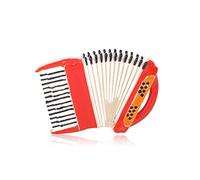 BAJIE Broche émail en Forme d'accordéon Broche de Musicien Broche Instrument de Musique doré Instrument de Musique Broche de Musique Accessoires de vêtements