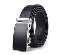 BAJIE Ceinture pour Hommes en Cuir véritable Ceinture Simple pour Hommes créateur de Mode Ceinture d'affaires Motif Jaguar Alliage décoratif Boucle Automatique
