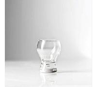 BAJIE Coffee Cup1Pc 50Ml Café Espresso Cup Drum Type Mini Cup Thick Bottom Glass Cup Whisky Cup for Barista