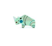 Bajo Figurines animaux en voie de disparition - Rhinocéros
