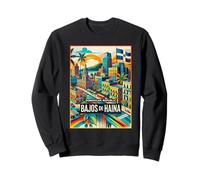 Bajos De Haina République Dominicaine Voyage en Famille Retro City Sweatshirt